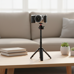 Nouveau trépied léger MA09 2026 pour téléphone portable, diffusion en direct, avec verrouillage rotatif, capacité de charge 500g, design pliable - Product Image 3