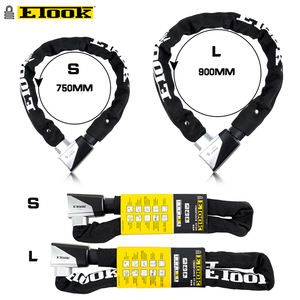 Велосипедный замок цепи ETOOK с высокой степенью безопасности, противотехнологичный разблокированный замок ключа для мотоцикла, велосипеда с автоматической функцией Homing - Product Image 3