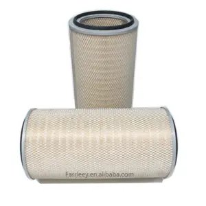 manufacturer pleated Industrial Dust removal powder Gas Turbine Cellulose Air Filter Cartridge