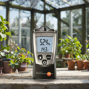 Thermo-hygromètre de poche Testo 610 pour une mesure rapide et précise de la température et de l'humidité avec calcul du point de rosée et du bulbe humide - Product Image 2