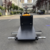Chariot de transfert de véhicule électrique pour voitures de course 2000 kg avec levage hydraulique, caméra de recul et éclairage LED