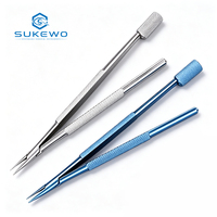 KEWO Titanium Alloy Razor Blade Holder and Breaker for Microsurgery Titanium Alloy Ophthalmic Eye Surgical Instruments