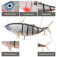 Leurres de pêche au bar très réalistes leurres de basse appâts de natation multi-articulés appâts durs réalistes appâts de pêche à la truite perche leurre de thon