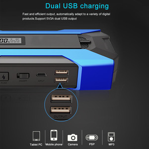 Démarreur de voiture portable 37000mWh 2000A de pointe, booster d'urgence automobile multifonction, alimentation de démarrage pour voiture, camion, moto - Product Image 5