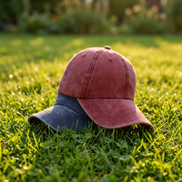 Nouvel Arrivage Casquette de Baseball Unisexe OEM de Luxe, Style Dad Hat Vintage à 6 Panneaux, Effet Vieilli, avec Logo en Patch Tissé et Broderie Personnalisée, en Sergé Classique