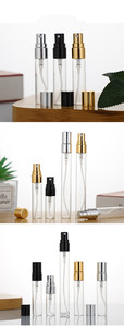 Flaconi Spray per Profumo in Vetro e Plastica Trasparente con Tappo a Vite, 1ml 2ml 3ml 5ml, Mini Bottiglie da Viaggio - Product Image 2