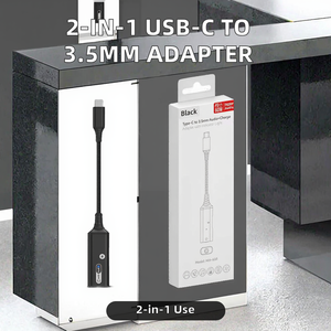 อะแดปเตอร์หูฟัง 2-in-1 ชาร์จไฟ DC และแปลงสัญญาณเสียง AUX USB-C เป็นแจ็ค 3.5 มม. พร้อมระบบป้องกันไฟฟ้าลัดวงจร สำหรับ iPhone 15 - Product Image 2