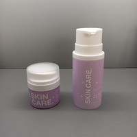 Lot de Bouteilles Portables en Plastique Sans Air avec Logo Personnalisé, 30g 50g 150ml 200ml 250ml, Pompe à Vide pour Lotion, Crème Visage, Soins de la Peau