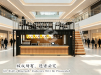 Tienda Prefabricada de Dos Pisos con Estructura de Acero, Cafetería Móvil, Restaurante, Bar, Tienda Minorista, Kiosco Comercial en Contenedor