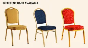 Sıcak satış ucuz toptan otel mobilya parti Metal ziyafet sandalyeleri