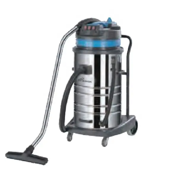 Elerein blue colour powerful suction 3 motor 3000W industrial handheld wet and dry car vacuum cleaner for commercial purpose
