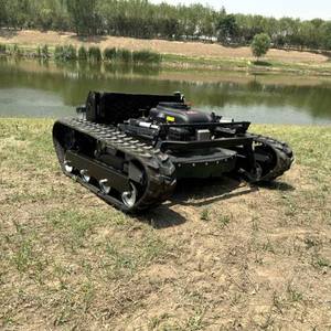 Cortacésped de orugas con control remoto de gasolina de 4 tiempos de grado industrial de alto rendimiento para la venta al por mayor de calidad - Product Image 2