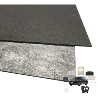 Feuille de fibre de verre imperméable pour revêtement de plafond automobile, épaisseur 3 mm 5 mm, faible teneur en COV, résistance aux chocs