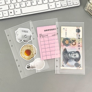 Tùy Chỉnh Tiền Phong Bì Trong Suốt Frosted Tiền Mặt Túi PP Ví Túi Ngân Sách Tiền Mặt Hệ Thống Phong Bì Ngân Sách Tờ Tổ Chức - Product Image 5