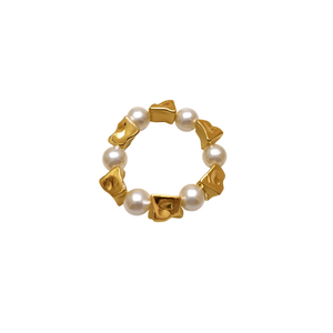E295-B156-0270G Bagues en perles Bijoux élégants et luxueux pour femmes - Product Image 2