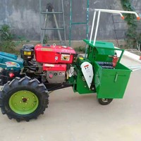 Tracteur diesel 2 roues motrices avec ensemble complet d'outils agricoles pour petites exploitations agricoles