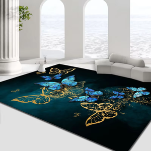 Tappeti Scandinavi Personalizzati, Resistenti al Restringimento e allo Sbiadimento, Grandi Tappeti per Soggiorno con Stampa 3D, Arredamento Moderno di Lusso - Product Image 4