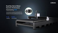 Máquina de Corte Láser CNC de Fibra LF3015LN 3000x1500mm para Corte de Metal y Acero, Cypcut BMP, Refrigeración por Agua, 3 Años de Garantía