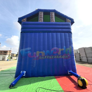 Château gonflable géant pour fêtes de Noël en plein air, toboggan gonflable commercial d'hiver pour l'extérieur - Product Image 5