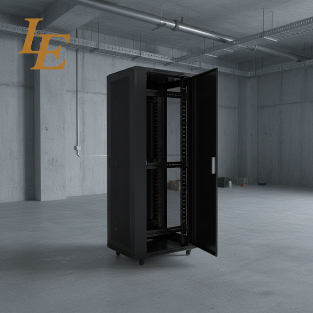 21U 600*800mm Floor Standing Network Cabinet Server Rack SPCC Material IP20 Protection 800kg Static Load in Stock