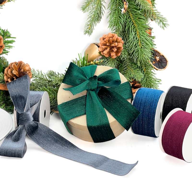 Velvet Ribbon Crafts Premium Decorative Supplies Home Decor DIY Projects 1 1 2 Inch
