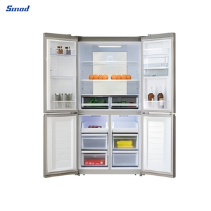 Refrigerador de Acero Inoxidable de Cuatro Puertas con Descongelación Automática de 220 Voltios para Uso Doméstico DM-680WAXE - Product Image 4