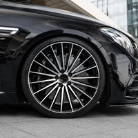 Jantes en alliage monobloc de luxe AL 19 20 21 pouces 5x112 noir brillant à rayons multiples, en maille, en promotion pour Mercedes Benz (voitures particulières)