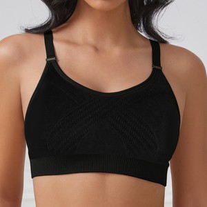 <span class=keywords><strong>Soutien</strong></span>-<span class=keywords><strong>gorge</strong></span> sans fil à couvrance totale <span class=keywords><strong>pour</strong></span> femme, avec <span class=keywords><strong>bretelles</strong></span> ajustables, respirant et confortable, idéal <span class=keywords><strong>pour</strong></span> le yoga et le sport – Vente en gros - Product Image 1