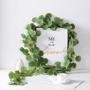 "12 Brins En Plastique Vert Feuille De Lierre Artificielle Plante Décorations" - Product Image 3