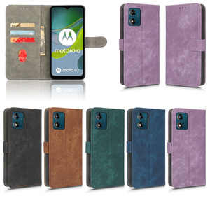 Nouvelle <span class=keywords><strong>coque</strong></span> de protection pour appareil photo en cuir PU avec blocage RFID, porte-cartes et étui portefeuille pour téléphone portable <span class=keywords><strong>Motorola</strong></span> Moto <span class=keywords><strong>E13</strong></span> L - Product Image 2