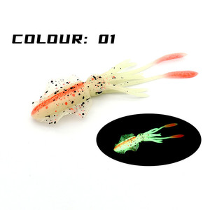 Esca Artificiale Luya 15CM 12CM 10CM Morbida Bionica a Forma di Calamaro Polpo in Plastica Luminosa a Farfalla con Ali Sottili per la Pesca al Bass - Product Image 6