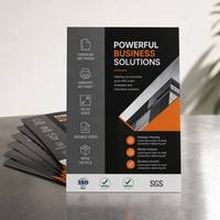 Flyers et brochures commerciales, dépliants, catalogues promotionnels, impression offset