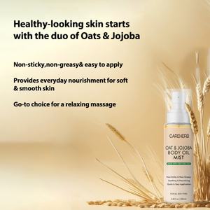 Huiles essentielles 100% pures, naturelles et biologiques en vrac, réparation des peaux sèches, hydratation intense des peaux abîmées, huile de massage pour le corps à l'avoine et au jojoba, brume hydratante - Product Image 5