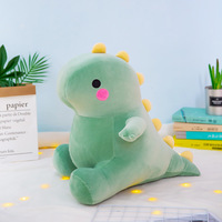 Boneka Dinosaurus Pink Lucu, Mainan Hewan Isi Lembut untuk Anak-anak, Hadiah Ulang Tahun dan Dekorasi Rumah