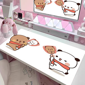 <span class=keywords><strong>Tapis</strong></span> <span class=keywords><strong>de</strong></span> bureau XL avec motif ours et panda mignons pour la journée à la plage, 120x60cm 70x30cm - Product Image 3