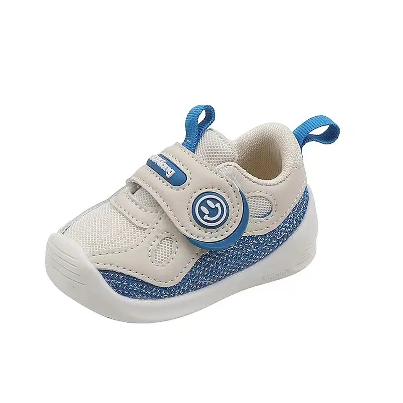 Boys' Sports Net Shoes Soft Soled Baby Walking Shoes Spring And Autumn Single Shoes