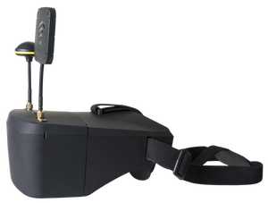 LS 800D 5.8G 고글 듀얼 <span class=keywords><strong>RX</strong></span> FPV 고글(DVR 포함) 5.8G 40CH 4.3인치/5인치 854*480 비디오 헤드셋 HD 2000mAh 배터리 (RC 모델용) - Product Image 6