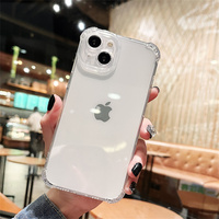Stock d'usine Couverture antichoc transparente Caractéristiques de protection de la caméra Coque de téléphone portable en TPU pour iPhone 17 Pro Max AIR