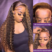 Perruque Lace Front en Cheveux Naturels Vietnamiens, Vente en Gros, Dentelle HD 13x4 13x6, Sans Colle, Ondulation Body Wave, Couleur Piano avec Mèches, Fournisseur de Perruques en Cheveux Humains