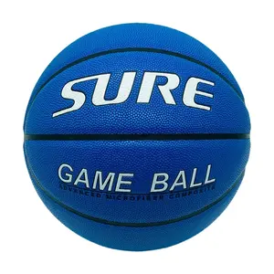 Composite Leather Basketball Dark Blue Custom Color Outdoor Indoor Basketball