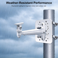 Support de montage vertical universel pour caméra de sécurité CCTV, compatible avec plusieurs accessoires de montage de sécurité