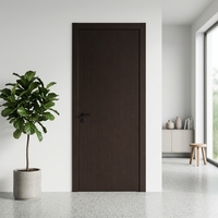 Porte intérieure BOCHARM en bois grainé vert forêt, cristal de carbone, style Wabi-Sabi Zen, écologique, sans formaldéhyde, design moderne