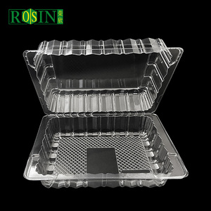Sản Xuất Rõ Ràng Nhựa Dùng Một Lần Trái Cây <span class=keywords><strong>Container</strong></span> Bản Lề Nắp Trái Cây Tươi Vỏ Sò Trái Cây Đóng Gói Cho Rau Dâu Tây - Product Image 1