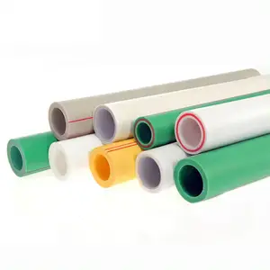 Allemagne Standard PPR Tube Plumbing PN12.5/PN16/PN20/PN25 Tuyau d'eau en plastique vert PPR pour eau chaude et froide