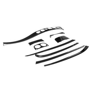 <span class=keywords><strong>W222</strong></span> Classe S In Fibra di Carbonio Auto Decorazione Cruscotto Copertura per Mercedes 2015 9 pz/set - Product Image 3