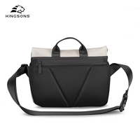 Sac bandoulière unisexe Kingsons en PU, style tendance, pour usage quotidien