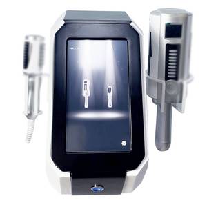 เครื่องนวดหน้าและตัว 2-in-1 แบบตั้งโต๊ะ พร้อมลูกกลิ้งลดสัดส่วน บำบัดด้วยการสั่นสะเทือนขนาดเล็ก ช่วยกระตุ้นการไหลเวียนของน้ำเหลือง ขจัดสารพิษ 675 รอบต่อนาที - Product Image 4