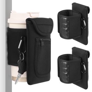 ที่วางขวดน้ำแม่เหล็กกระเป๋าใส่ขวดน้ำกระเป๋าใส่ขวดน้ำพร้อมช่องใส่อุปกรณ์เสริมสำหรับโทรศัพท์คีย์การ์ด - Product Image 1