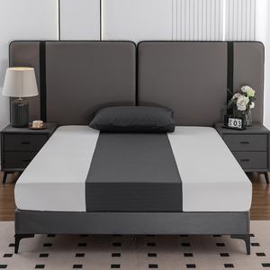 Sábanas Planas Antiestáticas con Conexión a Tierra, Grado de Protección ESD, para Hogar, Hospital, Hotel, Gris, Antibacterianas, Bordadas, 400 Hilos - Product Image 5