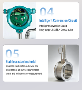 Digital <b>Flow</b> <b>Meter</b> Stainless Steel 4~20 Ma LCD Display Measures Air Gas <b>Water</b> OEM Supported Flowmeter <b>Flow</b> <b>Meter</b> V - Product Image 5